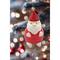 Wizardi 11.75" Christmas Village Ceramic Santa Claus Ornament